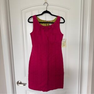 Sangria Size 10 Pink Fun Party Bold Bright‎ Sleeveless Dress NWT